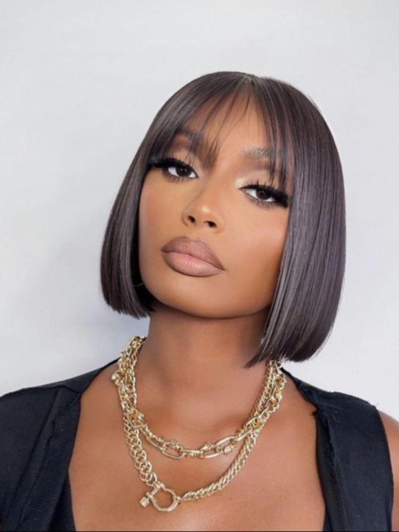 Product Introduction of 250% Density Bone Straight Kim Closure 2x6 Lace Wear and Go Wig, Seamless Human Hair Wigs for Women, Easy to Create a Perfect Look 0