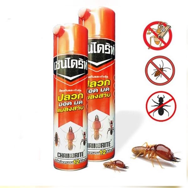 Bình Xịt Côn Trùng Diệt Mối Gián Kiến Côn Trùng 600ml - Thương Hiệu Chaindaite Nhập Khẩu Thái Lan