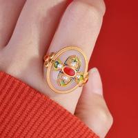 Gambar Diamcity Cincin Giok Antik Hetian Perhiasan Emas Cincin Elegan Non-memudar - emas, Dapat disesuaikan dari Diamcity Official Store Kab. Gresik 2 Tokopedia