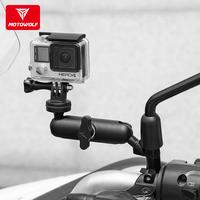 Gambar MOTOWOLF GoPro Action Cam Holder Aluminum Insta 360 Bracket Spion Stang Aksesoris Sepeda Motor - Stang dari MOTOWOLF Official Store Kab. Bandung 3 Tokopedia