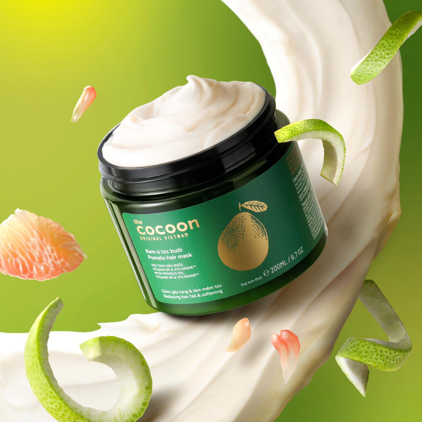 Hình ảnh Kem ủ tóc bưởi Cocoon giảm gãy rụng và làm mềm tóc 200ml 4