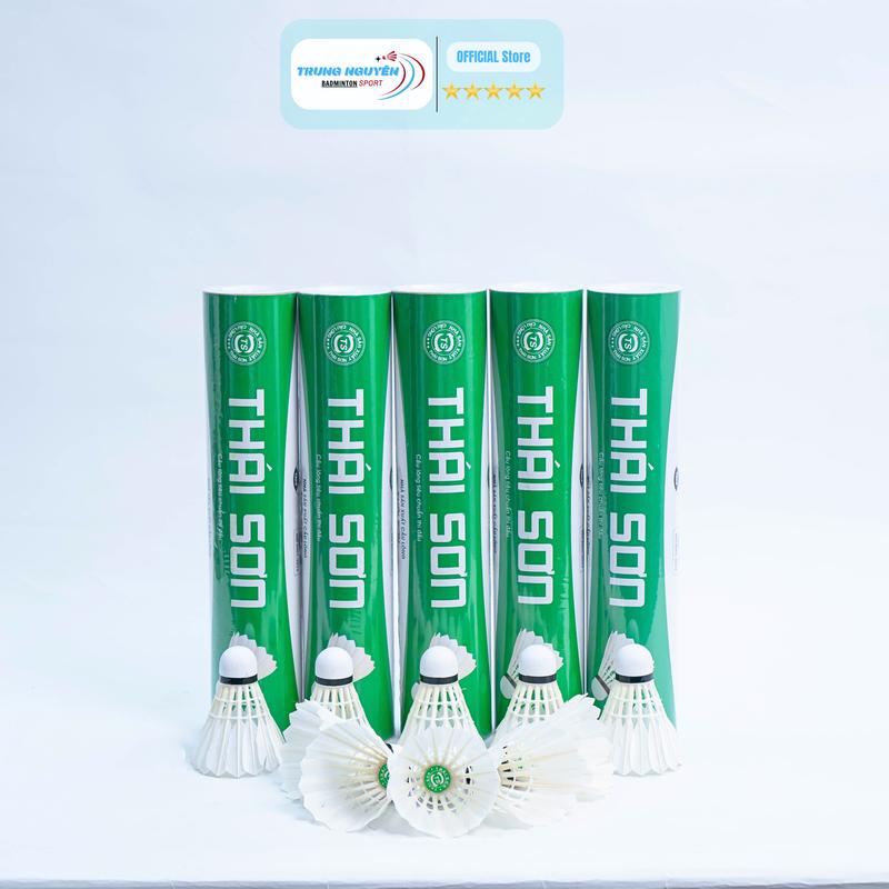 Ống 10 Quả Cầu Lông Thái Sơn Tiêu Chuẩn Thi Đấu.Tốc Độ Bay Ổn Định,Bền Bỉ.Anh Em Phong Trào Nên Thử.Vợt Cầu Lông.Nam.Cán Vợt.Sport.Carbon Cacbon