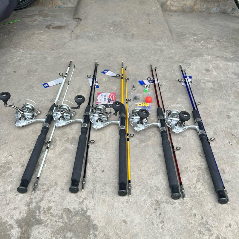 Combo 130- Combo cần câu mini dài 1m65 đa năng + máy deukio AG tặng kèm cước câu, chì, lưởi câu, khoá link, phao, chuông báo cá câu sông bè ( giá có thể thay dổi khi hết khuyến mãi ) - Fishing, Bắt Cá Đồng Nữ