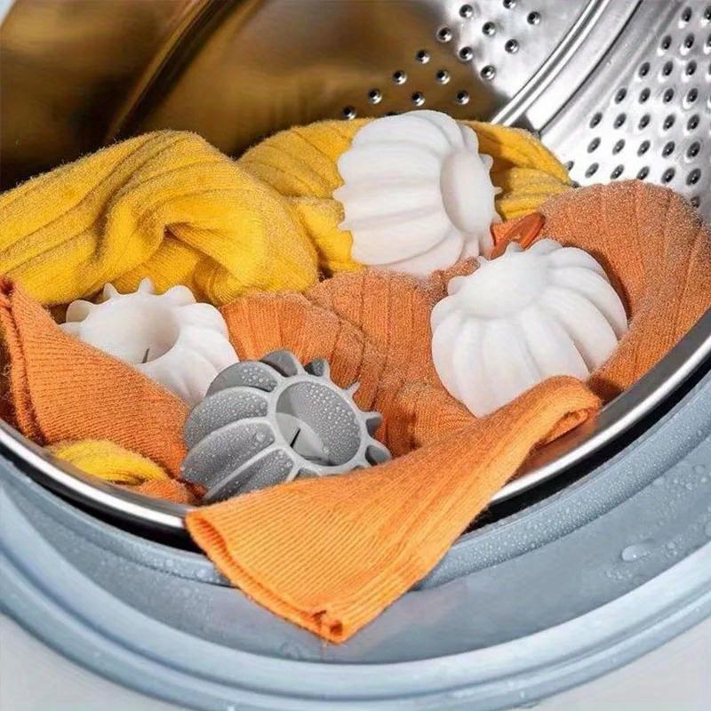 Product Introduction of Reusable Silicone Laundry Ball, 1 Count Pet Hair Remover, Washing Machine Cat Hair Catcher, Laundry Tool for Home Use 4