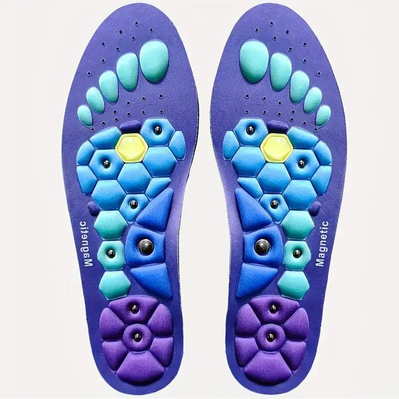 Acupoint Insoles, 1 Pair Comfortable Foot Massage Insoles for Women & Men, Foot Pad for Work Boots, Sports & Outdoor Accessories