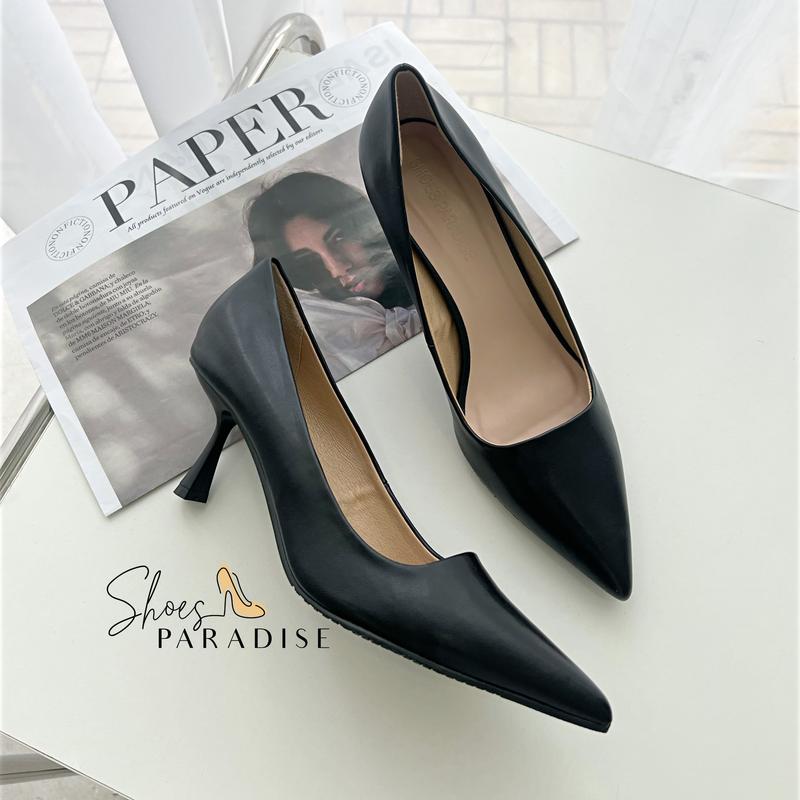 Product Introduction of Giày cao gót nữ 7p bít mũi nhọn gót nhọn da công sở shoes paradise BBXK20 22