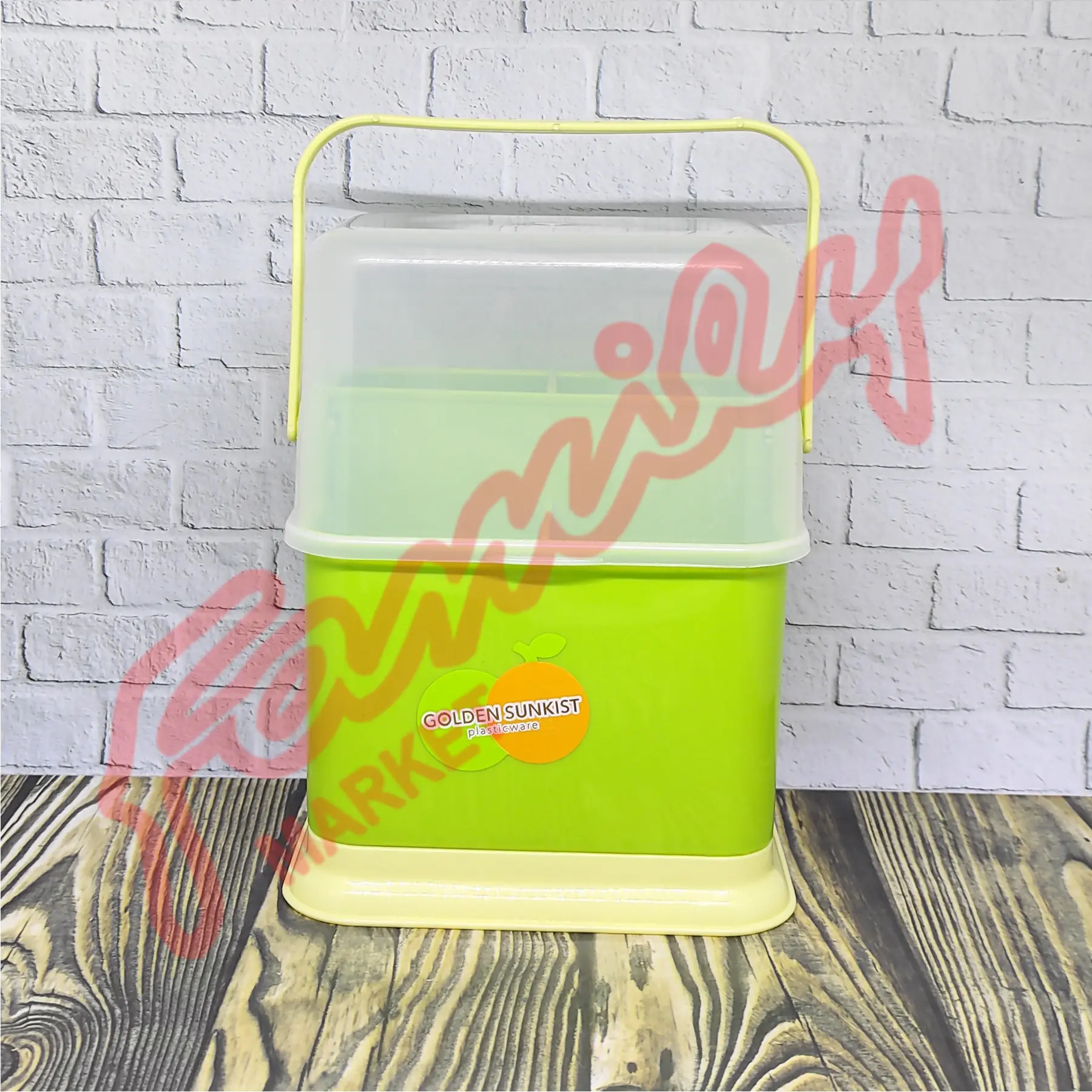 TEMPAT SENDOK SEGI HIJAU TSS1027H GOLDENSUNKIST 001912