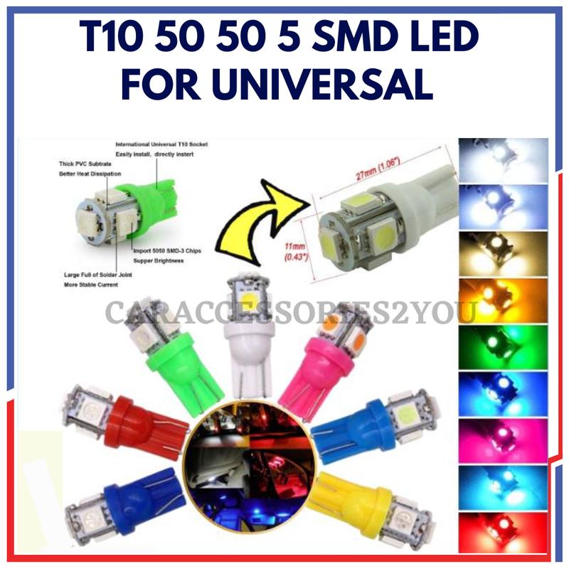 1PCS T10 LED BULB 5050 12V Car Interior Light LED Bulbs Lights - TikTok ...