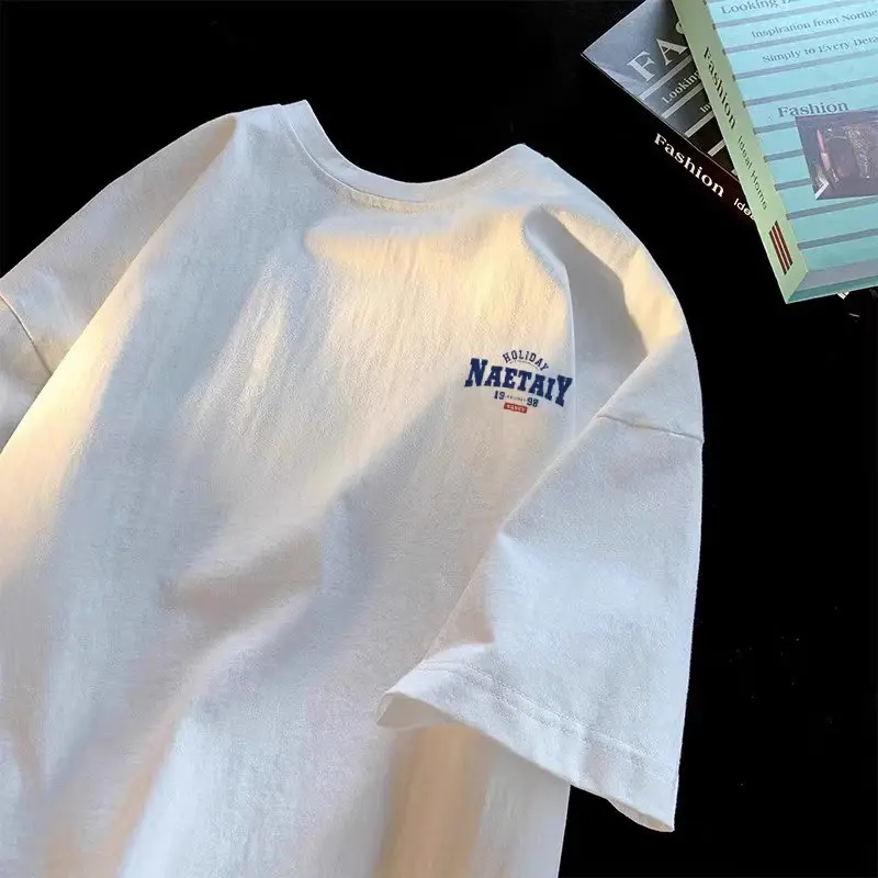 Áo thun unisex in chữ NAETAIY phông tay lỡ cực đẹp, form rộng chất cotton khô cao cấp, đi học, đi làm, du lịch240GMS Sản phẩm