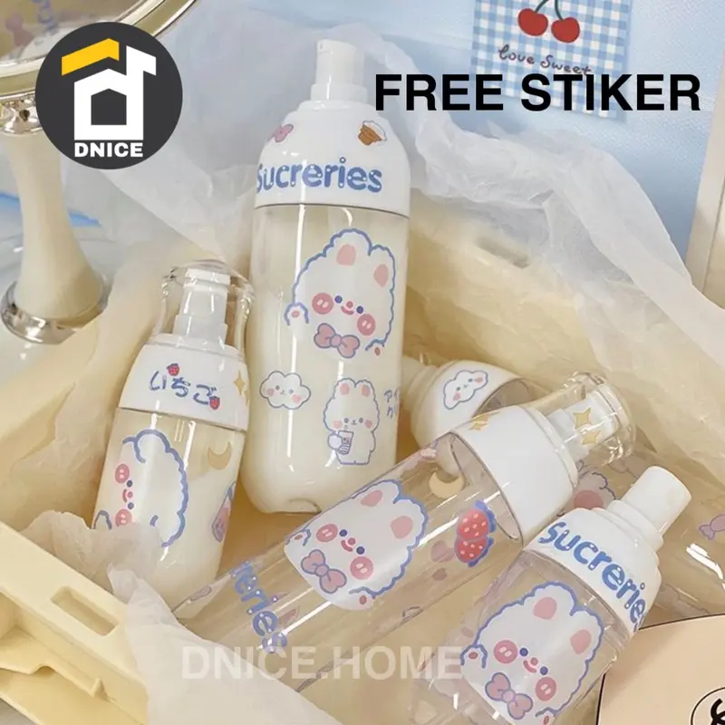 botol spray pump semport isi ulang korea / botol reffil / botol travel 4