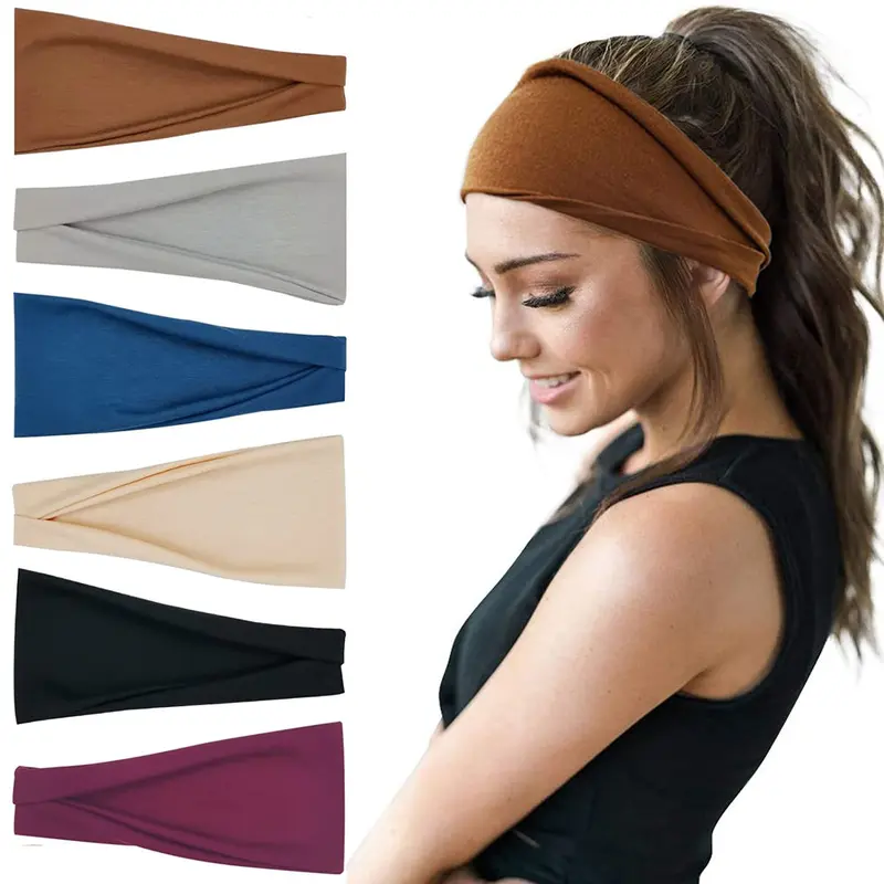 Caliloops Bando Bandana Headband Lebar Korea Motif Wanita Dewasa Anika 1