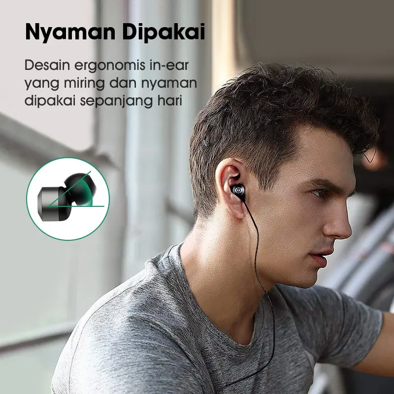 ACOME AW09 Wired In Ear Metal Earphone / Headset Strong Material Aluminium Material Membran HD 10mm Original - Garansi Resmi 1 Tahun 4