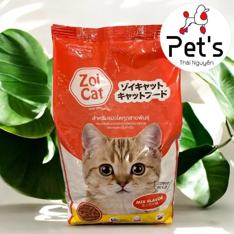 Zoicat - Thức ăn hạt dành cho mèo túi 1 kg - Pets Thái Nguyên 1