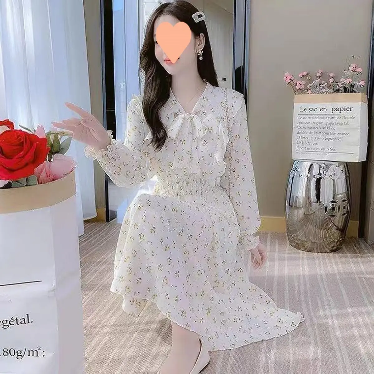 French Floral Dress Women's Spring New Goddess Temperament Warm Korean Style Soft Waist Slimming Date Chiffon Dress Casual Lingerie Womenswear Summer - TikTok Shop Philippines French Floral Dress Women's Spring New Goddess Temperament Warm Korean Style Soft Waist Slimming Date Chiffon Dress Casual Lingerie Womenswear Summer - TikTok Shop Philippines