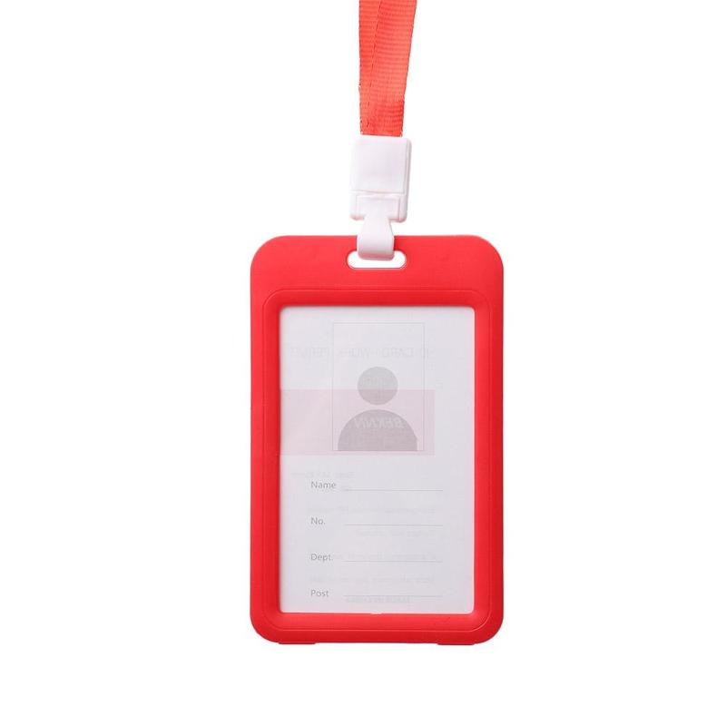 Product Introduction of Men Women Work Card Holder School Office Supplies Business Card Case ID Name Credit Card Holder Wallet Bus Bag 9