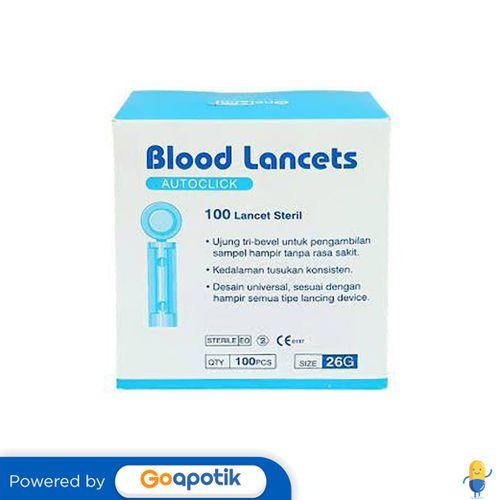 Gambar ONEMED BLOOD LANCET 26G BOX 100 PCS dari Apotek Prima Bogor by GoApotik Kota Bogor Tokopedia