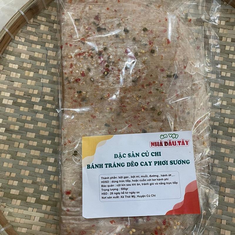 Bánh tráng cay nhiều 500gr Ăn Vặt Snack Snack Ăn Vặt bánhtráng đỏ Food