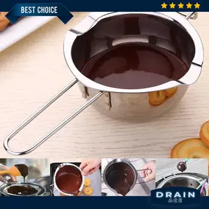 Chocolate Melting Pot Stainless Steel 400ml