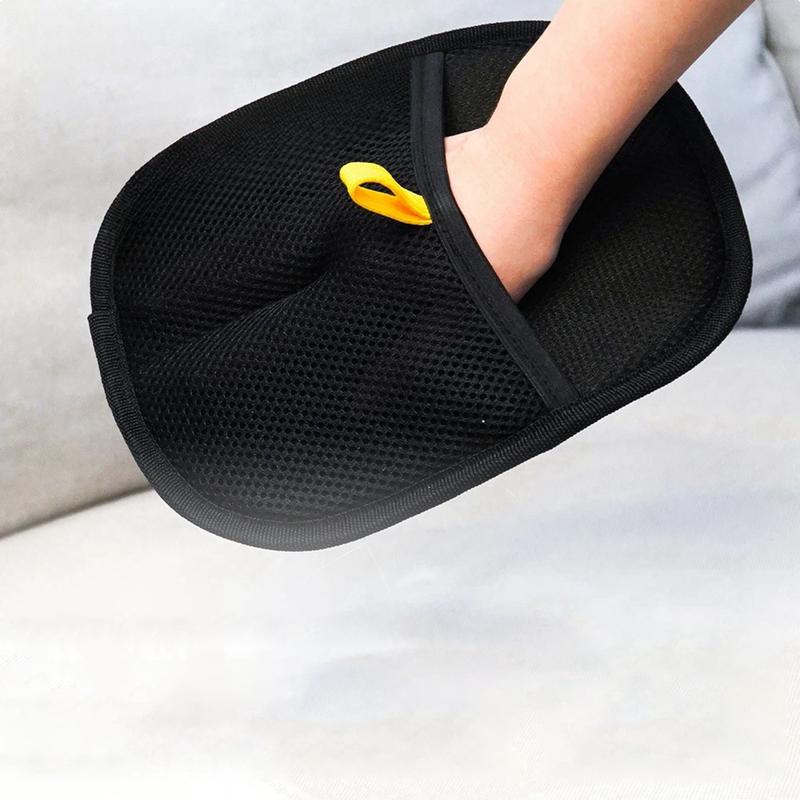 1/2/3Pcs Double Sided Pet Grooming Glove Reusable Cat Hair Remover Dog Massage Mitt Brush for Shedding Bathing Grooming 6