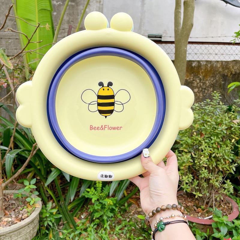Chậu rửa mặt gấp gọn cho bé - Chậu rửa mặt gấp gọn Chú Ong 5