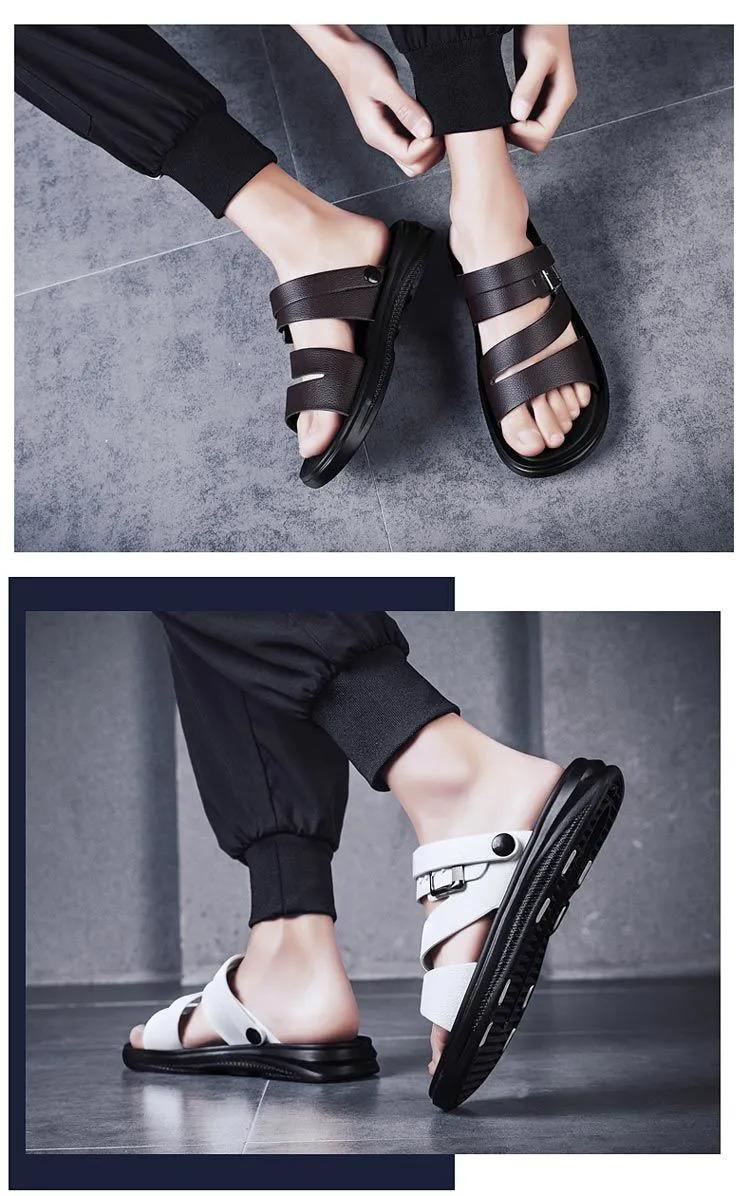 Product Introduction of Valazo men's casual sandals Korean men's slippers non-slip beach shoes for summer 19