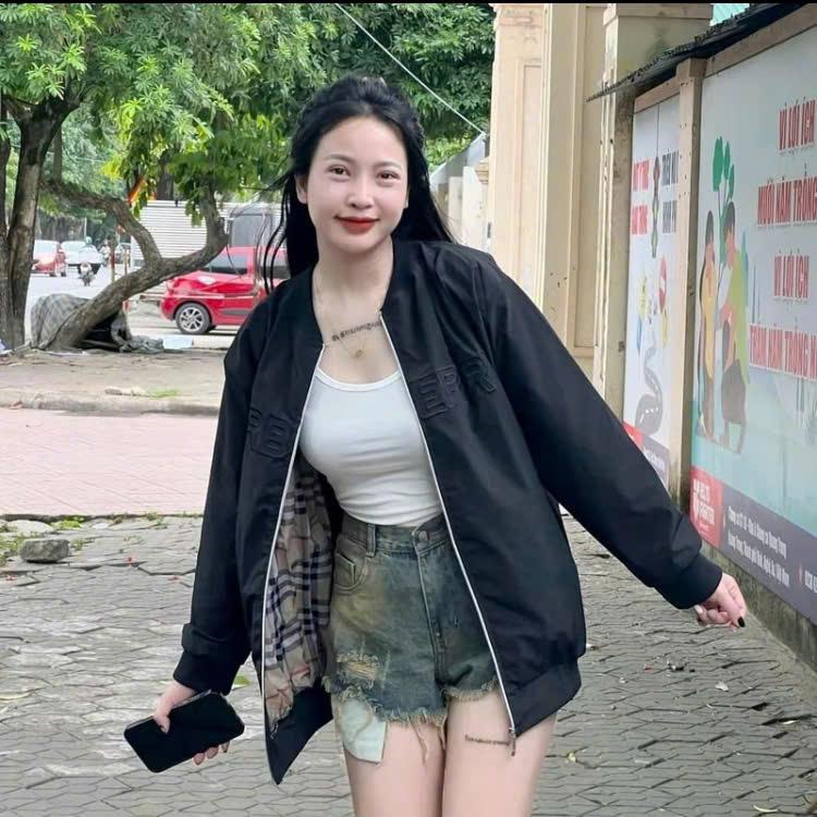 Áo Khoác Gió BB..R Chữ Thêu Nam Nữ  Siêu Đẹp Menswear