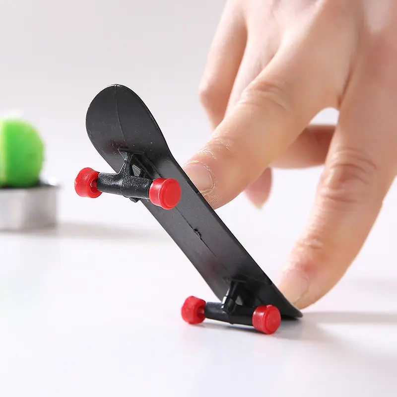Fingerboard merk Skatepark Mainan papan Skateboard jari ukuran mini miniatur hobi koleksi Kado Fidget 5