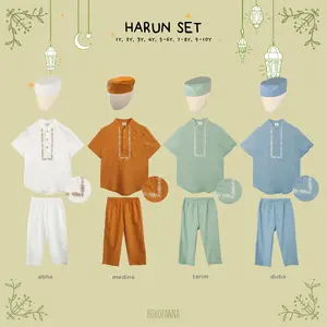 BOHOPANNA - RAYA COLLECTION - HARUN SET - Baju Lebaran Anak Laki-Laki - Setelan Anak