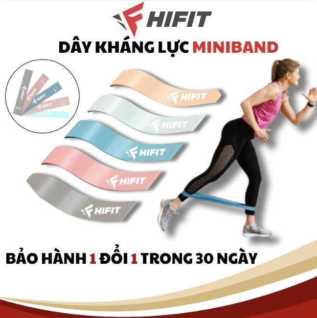 Dây Kháng Lực Mini Band HIFIT Tập Chân Đùi Mông Tập Cơ Chân Tập Cơ Tay Gym Tập Gym Tập Thể Dục