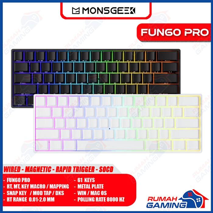 Bàn phím cơ không dây AKKO MonsGeek Fun60 Pro SP Tri-Mode (Magnetic Sw