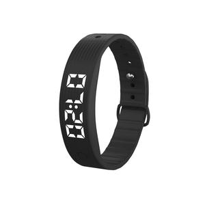 Gelang Pintar, W5Sv, dengan Fungsi Getaran, Jam Penggera, Peringatan, Pemantauan Tidur, Pedometer 24 Jam, Boleh dicas semula Merah Hitam  Watches Smartwatch