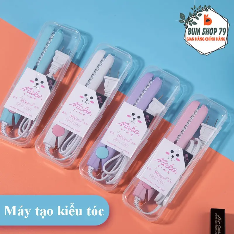 Máy Dập Phồng Chân Tóc 2in1 Nhỏ Gọn Tạo Kiểu Nhanh Chóng, Máy Dập Xù Tóc Mini Thiết Kế Hạt Răng Ngô