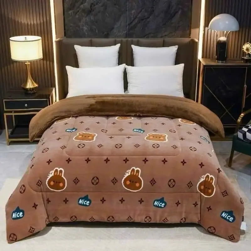 Chăn Lông Cừu Yuki Xuất Nhật Nặng 3,5 kg, Mền YUKI Dày Mịn Kích Thước 2mx2m3 chan long ấm nhung tam ngủ đông 1