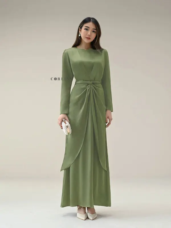 dress bahan satin Jual Vayna Dress Bahan Satin Silk Premium Size M L Xl / Dress Kondangan Bridesmaid / Dress Wanita Terbaru / Dress Pesta Mewah Elegant Viral Busui Friendly Di Seller Lovalotta.id