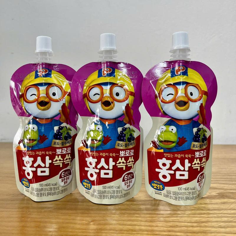 Combo 10 gói nước hồng sâm Paldo vị trái cây bổ sung dưỡng chất giúp bé ăn ngon ngủ ngon 6