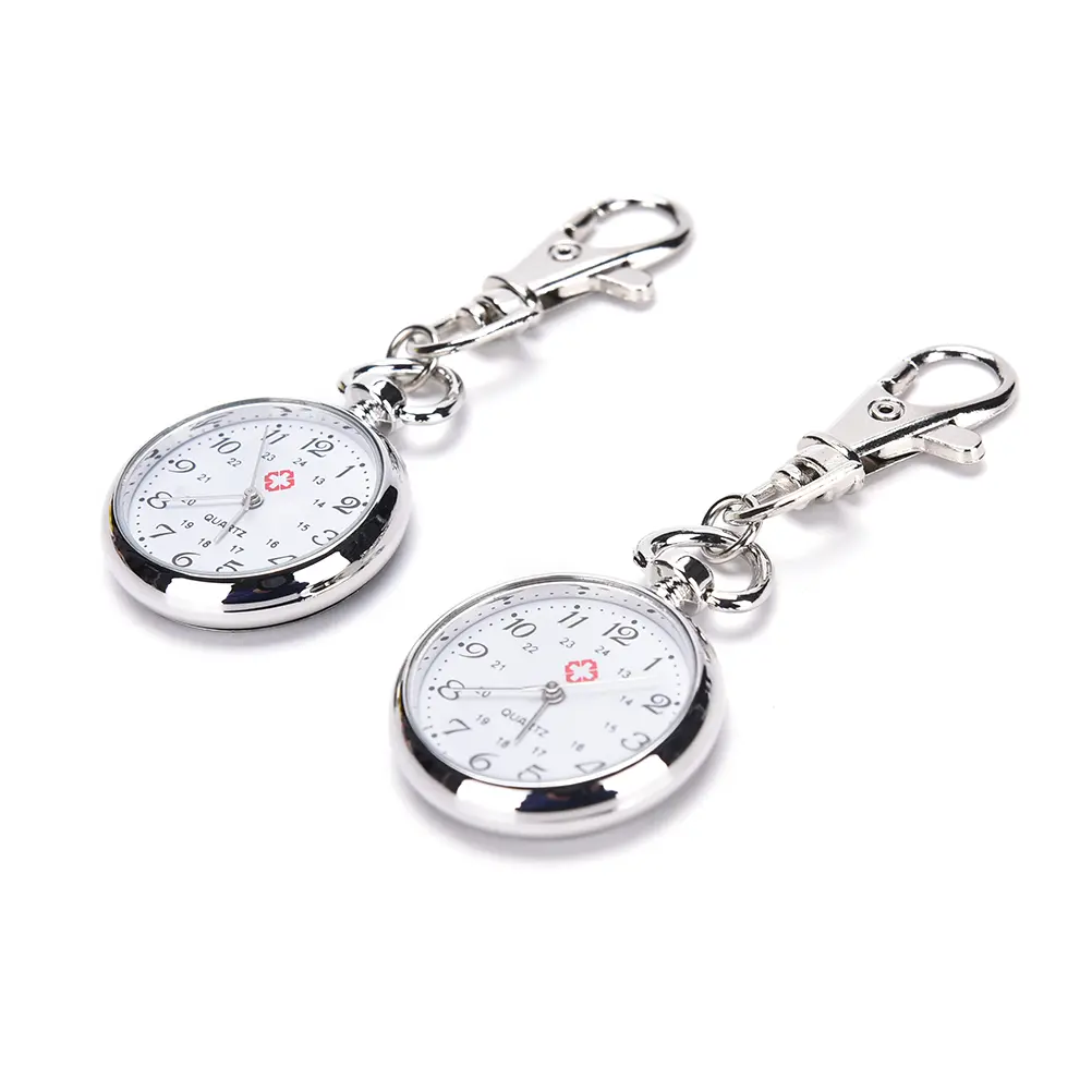 Quartz Pocket Watch Cute Key Ring Chain New Gift