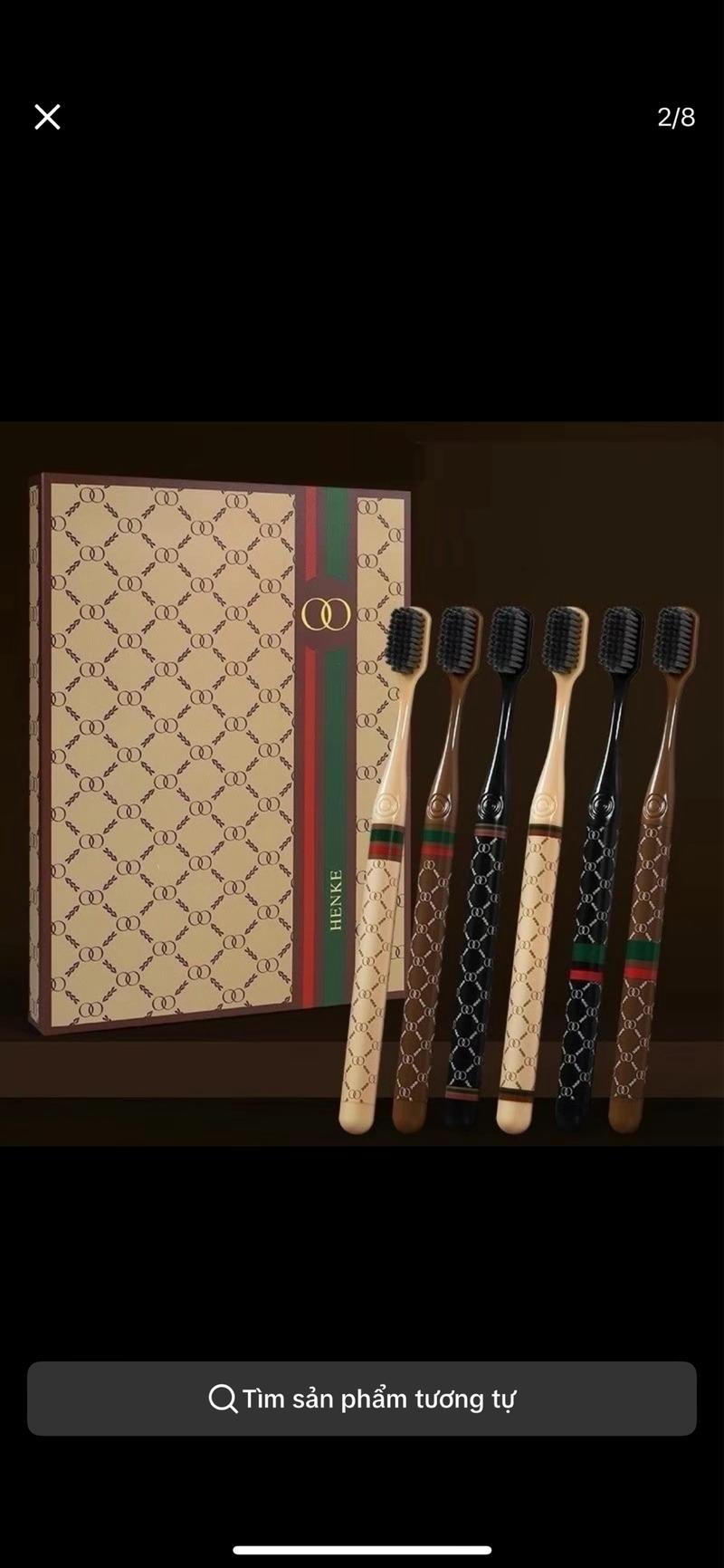 Product Introduction of Hộp 6 Chiếc Bàn Chải Đánh Răng Lông Mềm Mại sang Trọng LUXURY FASHION, Hộp Bàn Chải Trắng Răng 13