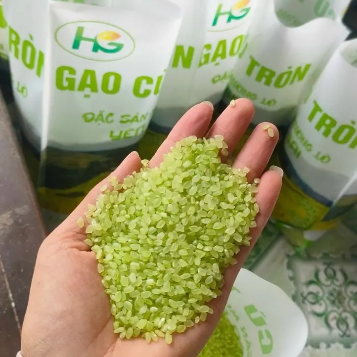 (5kg) Gạo Nương Cù tròn xanh, đặc sản Tây Bắc Food Thức Ăn