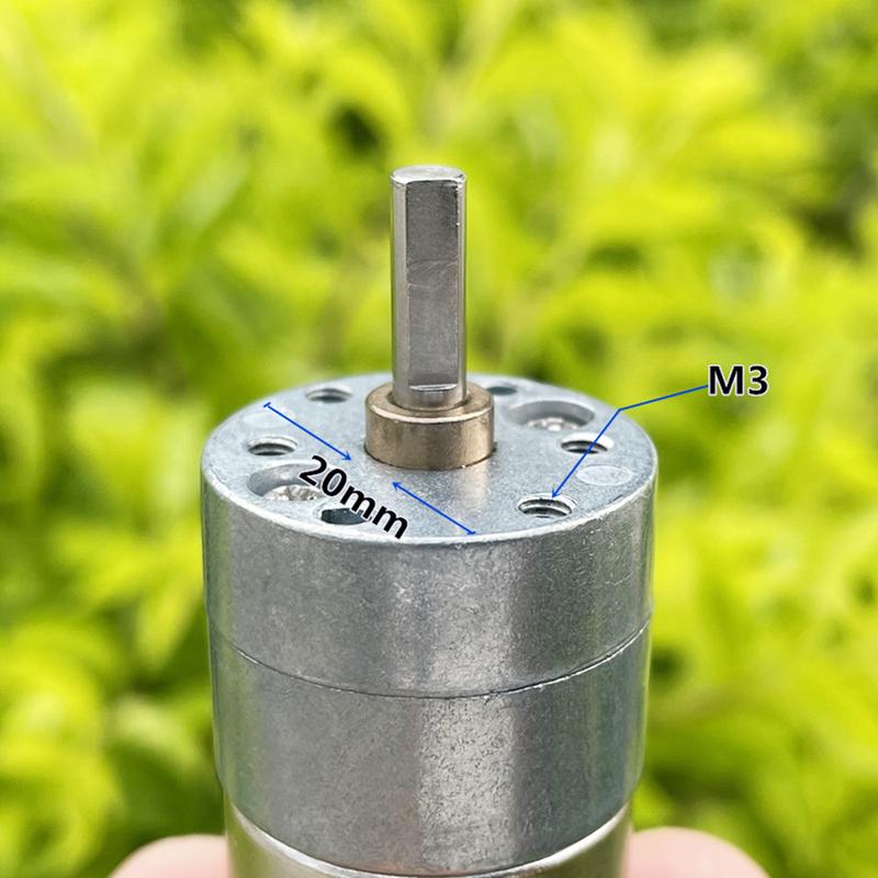 Product Introduction of DC 6V-12V 25GA-260 Gear Motor Mini Reducer Large Torque Low Speed 16-32RPM Engine Robot DC Electric Metal Micro D-axis Motors 13