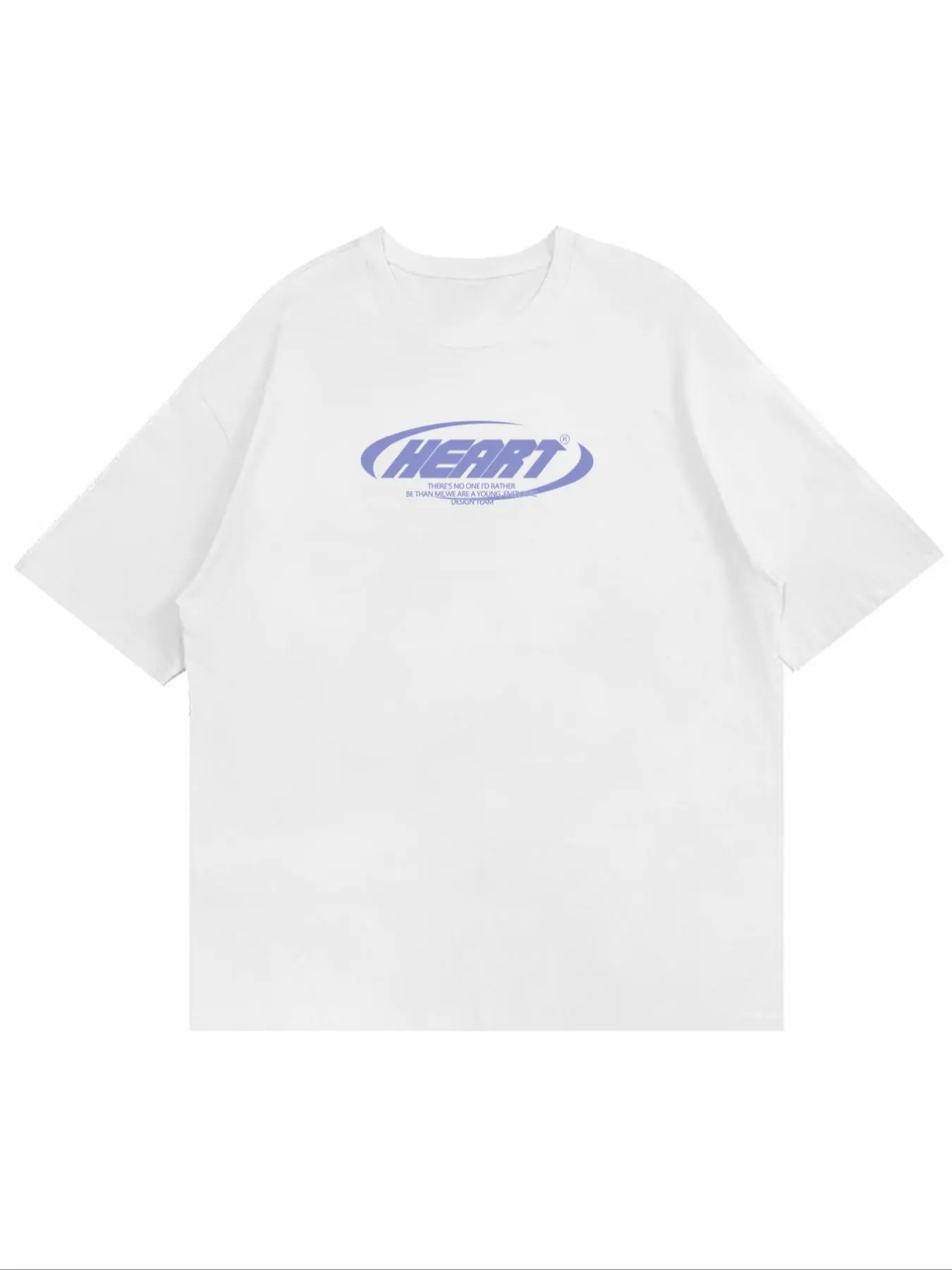 Men's Letter Print Drop Shoulder Tee, Regular Fit Casual Comfy Round Neck Half Sleeve T-Shirt for Summer, Menswear for Daily Wear