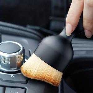 車内クリーニングブラシ ソフトブラシの隙間＆通気口クリーナー シート、通気口、コンソール用 オートディテールキット 深い埃の除去ツール