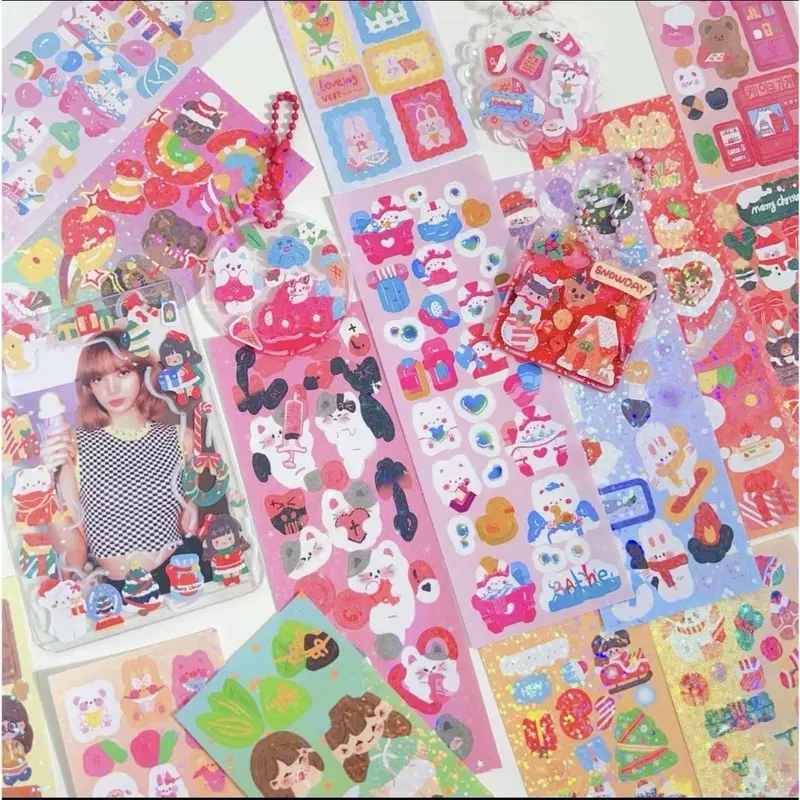 Lẻ 1 tấm sticker ngẫu nhiên dán trang trí phụ kiện 6