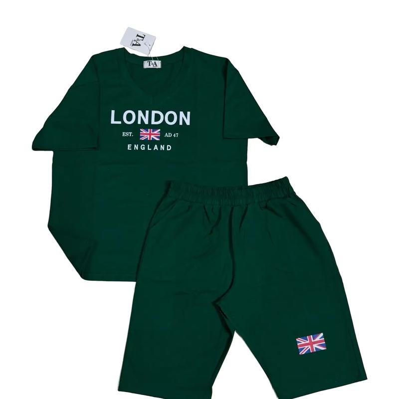 MÃ _M213 BỘ THUN THÁI QUẦN NGỐ CỔ TIM T&A PHOM ĐẠI 60-80kg Chất cotton co giãn bốn chiều,mềm mịn mát.tay ngắn,quần lửng ngố cạp lưng thun .phong cách thể thao. Nữ Top