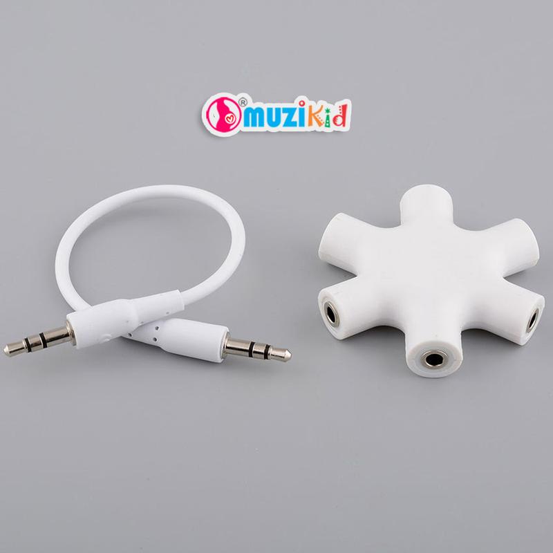 Bộ chia tai nghe chuẩn tròn 3,5mm - từ 1 đầu ra 5 đầu 6