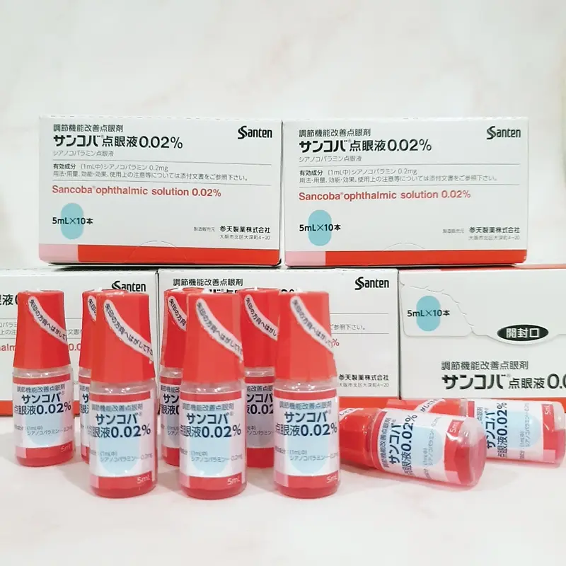 Nước Nhỏ Mắt Sancoba Santen 5ml - Hàng Chính Hãng Nhật Bản 5