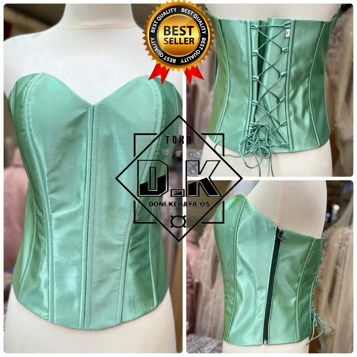 longtorso Satin daleman kebaya