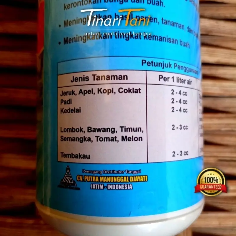 KNO3 GENERATIF Pupuk Kalium Nitrate + Potassium Oxside 1000 ML 100% Original - Tinari 6