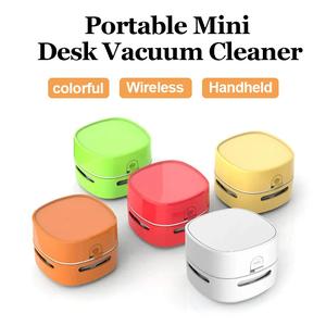 Pembersih Vakum Desktop Mini, Mudah Alih, Pegang Tangan, Tanpa Wayar, Penyapu Habuk, untuk Rumah, Pejabat, Meja, Papan Kekunci, dan Kereta, Alat Pembersihan Cekap