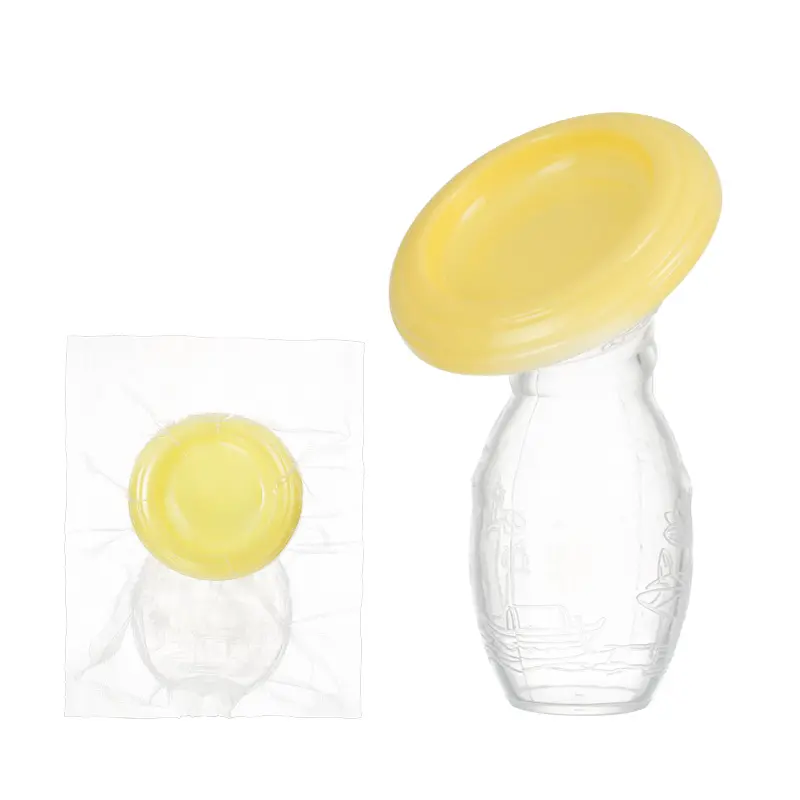 Vacuum Packed Manual Breast Pump Companion Full Silicone Anti-spillage Breast Milk Collector