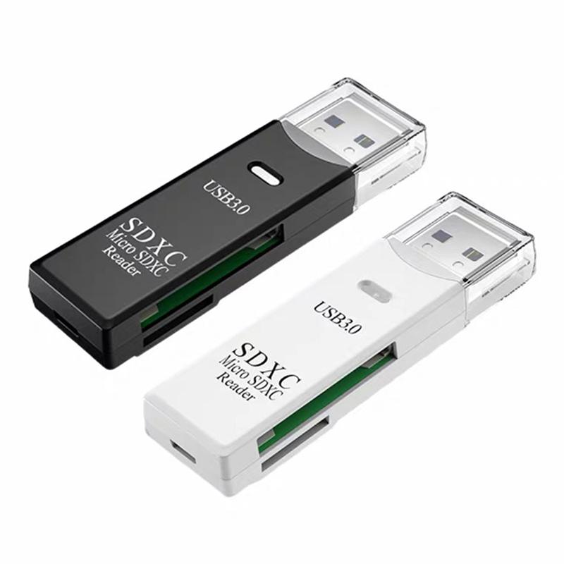 Pembaca Kad, reka bentuk 2 DALAM 1, Pembaca Memori USB 3.0, Pembaca ...